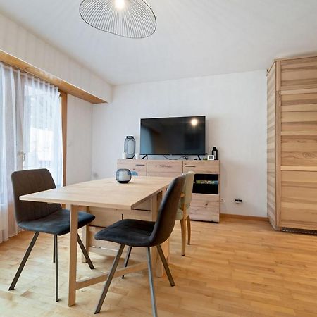Charmant studio rénové situé dans les bains d'Ovronnaz, immeuble les Sources Esterno foto